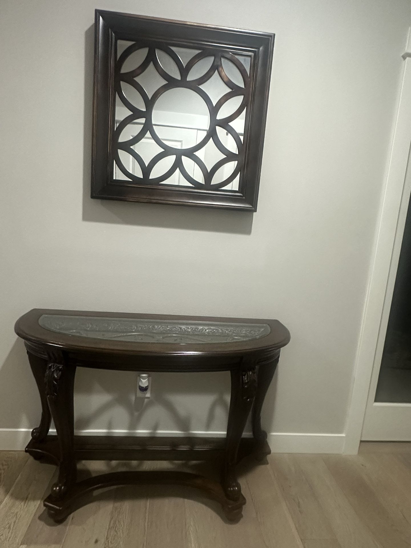 Console Table With Mirror 