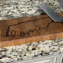 🖤 TN THEMED!! Artisan ✨White Oak✨ Serving/Cutting Board – Handcrafted 🖤