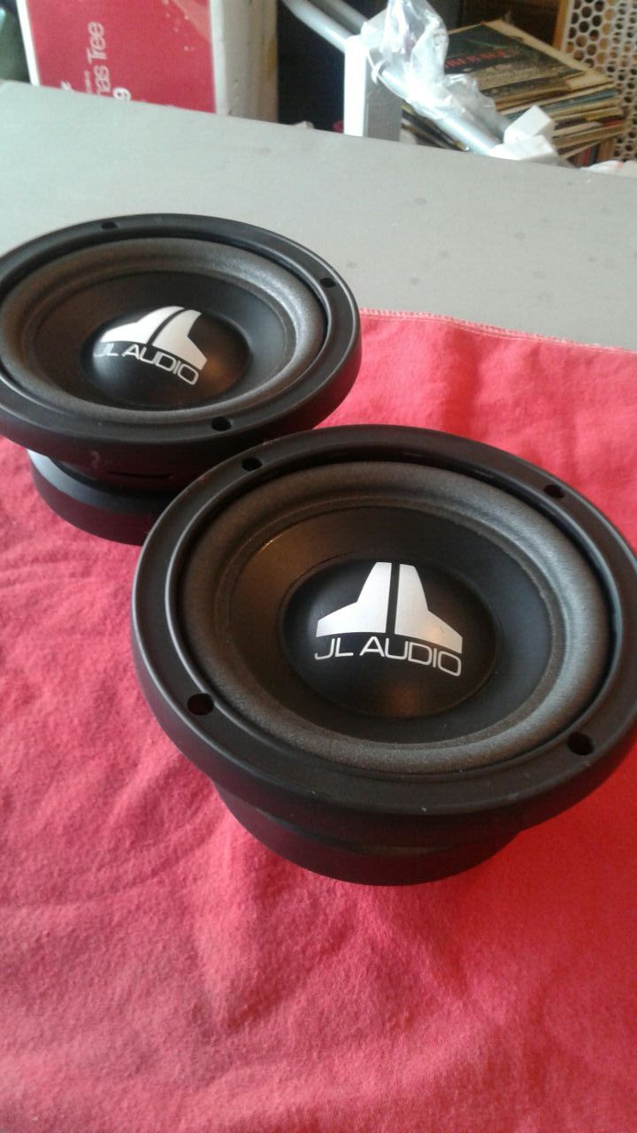 6W0 4 - JL Audio 6.5" 4 Ohm SVC Subwoofers