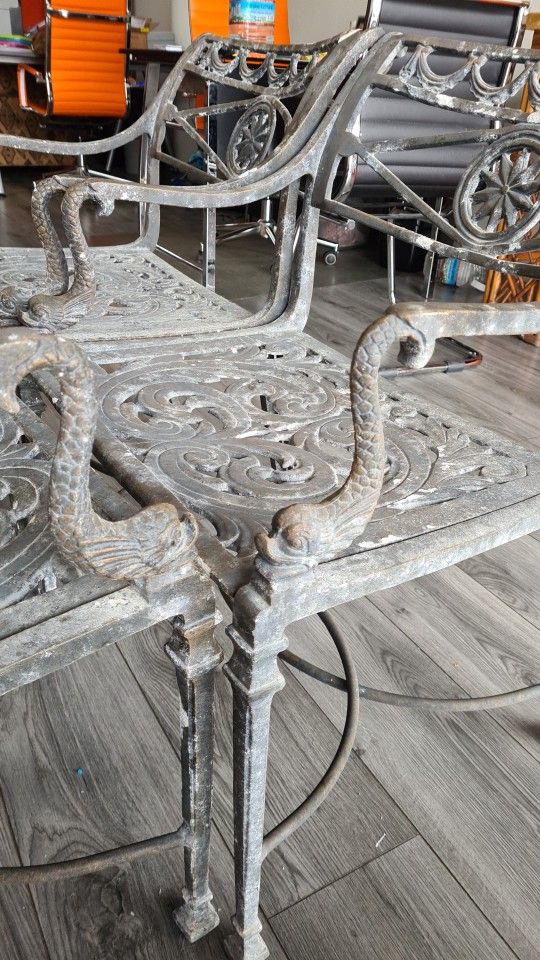 Mesa Metalica Para Terrasa - $180