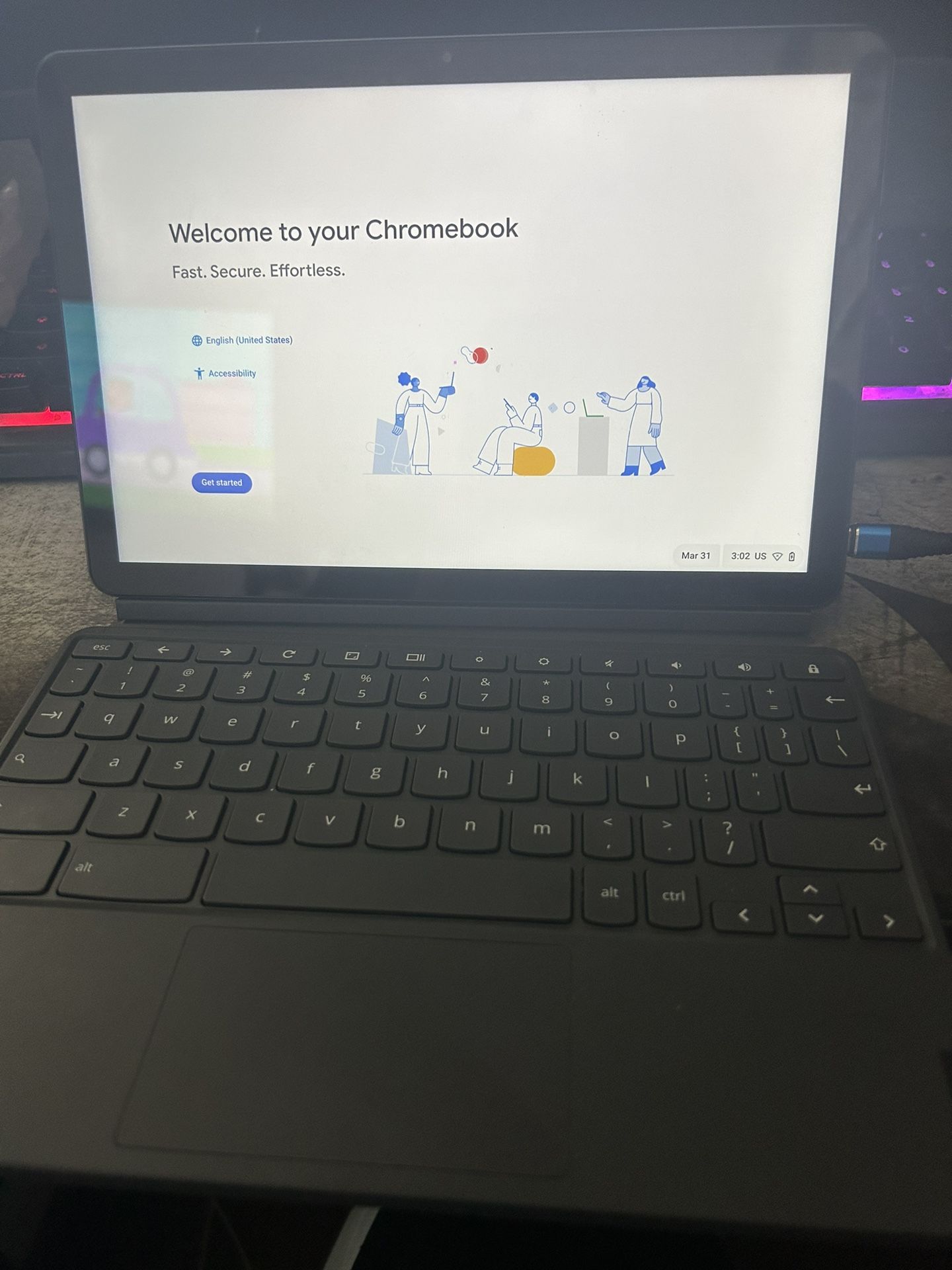 Chromebook Tablet 2 In 1 