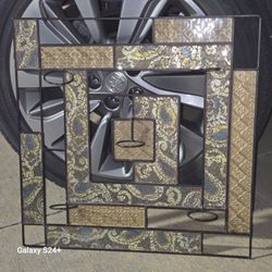 Square Candle Holder Wall Decor