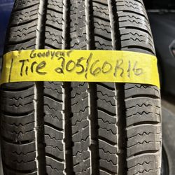 1 tire 205/60r16 Goodyear $30