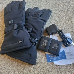 Heated Gloves for Men Women, Rechargeable Hand Warmer Gloves with Touchscreen, Waterproof,  3M Insulated, Size L