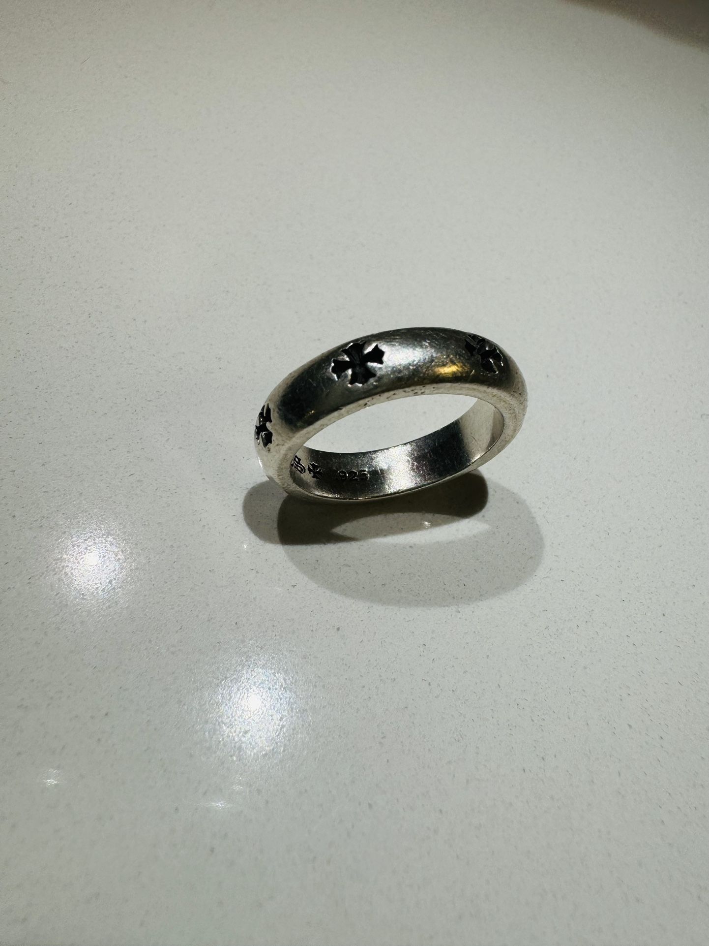 2017 Chrome Hearts Plus band Vintage Ring - Rare