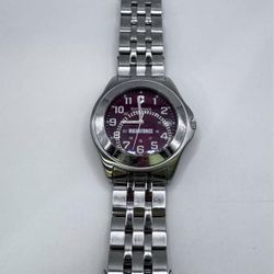 Victorinox Red Dial SS Quartz Watch