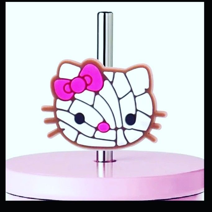 Hello Kitty Straw Topper