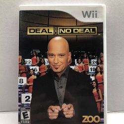 Nintendo Wii - Deal or No Deal - Complete w/ Manual - Clean & Tested Working