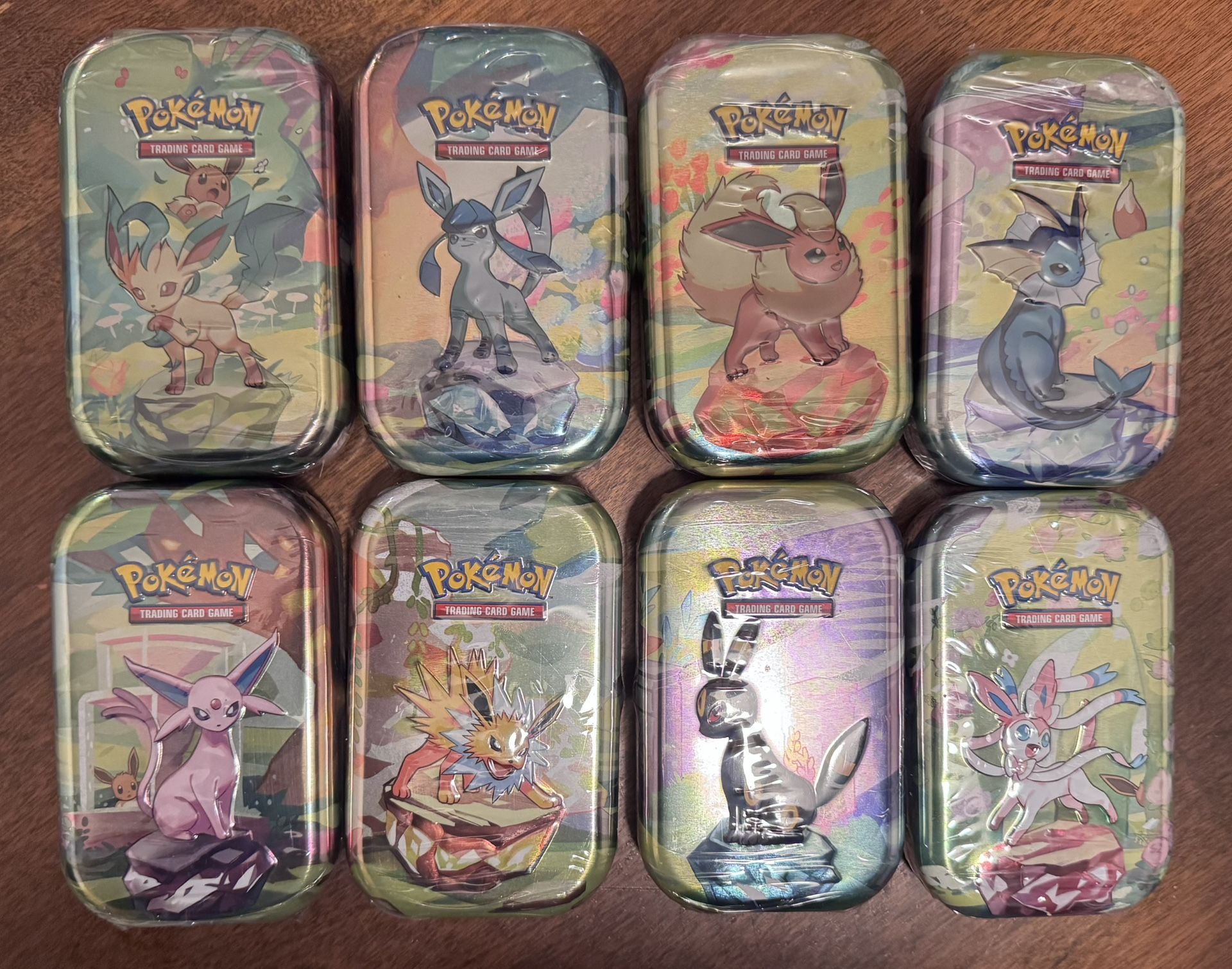 ⭐ Pokémon Eeveelution Mini Tins — Full Set (8 Tins)