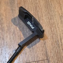 PING PLD Anser D Putter – 36" Matte Black, IOMIC Grip OBO
