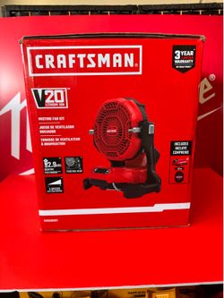 Craftsman V20 Cordless Misting Fan Kit