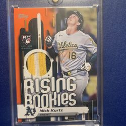 Nick Kurtz 2025 Topps Rising Rookies Orange /25