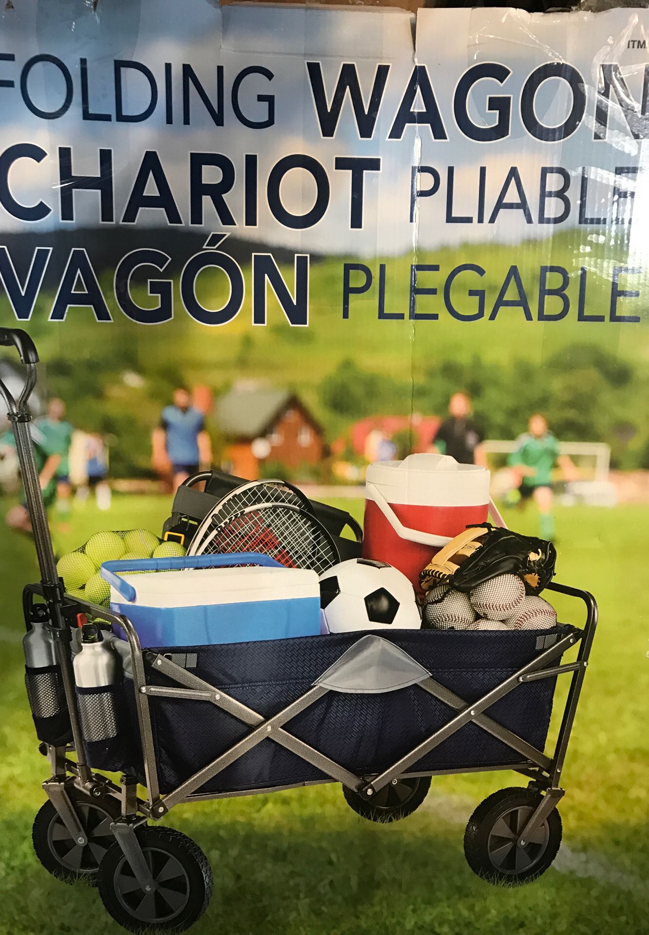 Folding wagon chariot pliable vagón plegable for only 39.99 instead of 69.99 at The House Depot 🏡