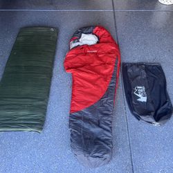 20 Degree Sleeping Bag, REI Camp Bed Mattress, REI Bag