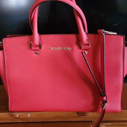 Michael Kors Red Purse