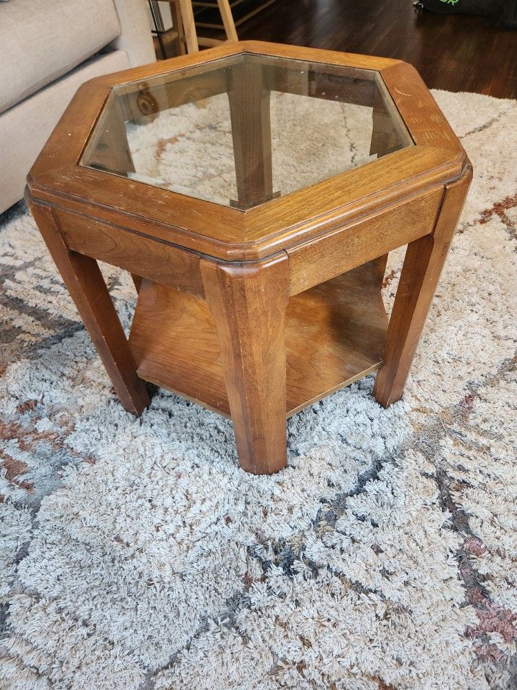 Unique Glass Top Table