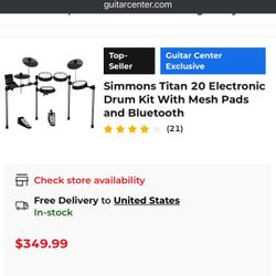 Electronic Drum Kit 