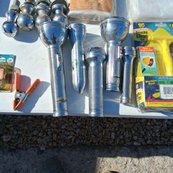 5 Antique Flashlights 