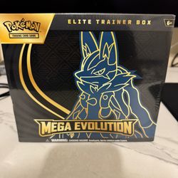 Sealed Mega Evolution Elite Trainer Box