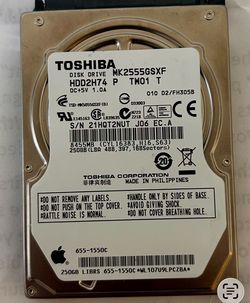 Toshiba 250 GB MK 25556SXF