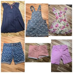 Girls clothing size 7 8 and 8 dresses rompers skirts tops jeans and shorts