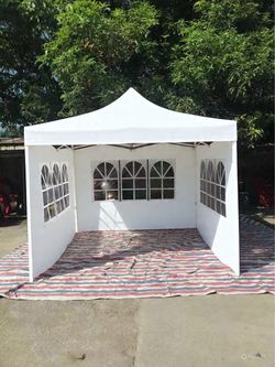 10x10 pop up canopy with window walls