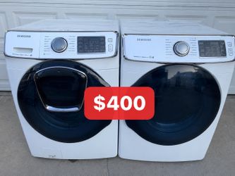 Samsung Front Load Washer & Dryer Set — Moving Sale — $400