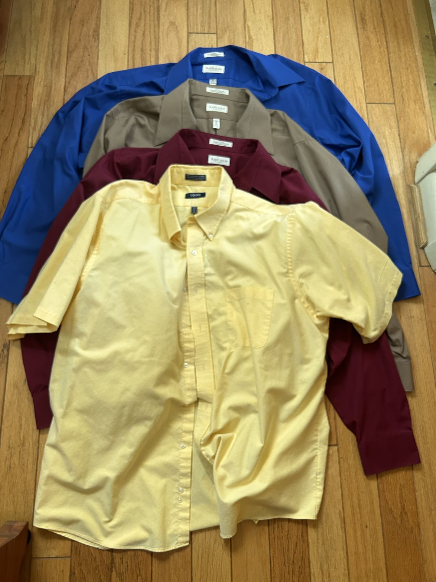 4 men Dress Shirts 2XX