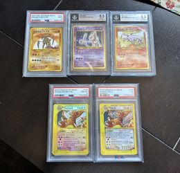 Graded Pokemon Cards: Shining Charizard, Crystal Charizard Etc. Neo Destiny | Skyridge Holos 