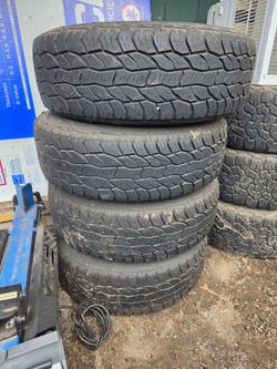 Full set rims and tires