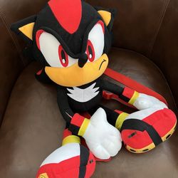  Sonic The Hedgehog Doll Plush Backpack - Shadow