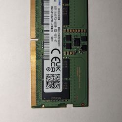 Samsung 8GB DDR5 Laptop RAM - 5600MHz - Like New