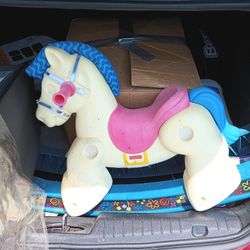VINTAGE FISHER PRICE ROCKING HORSE