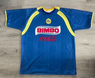 Vintage Club America Liga MX Jersey Cafu Sports Men’s Size XL Made In Mexico