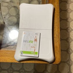 Wii Balance Board And Wii Fit Game