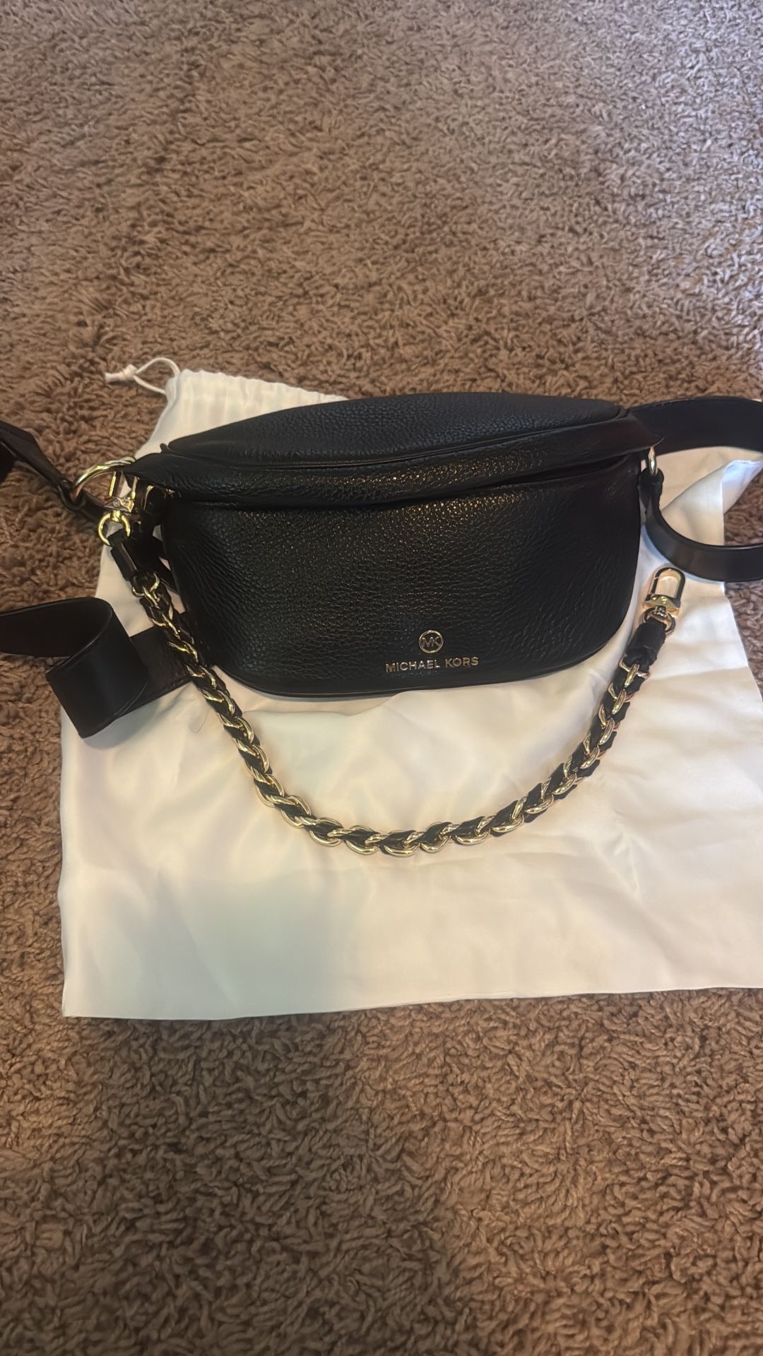 Michael Kors Slader Leather Sling Pack( 4 Colors)