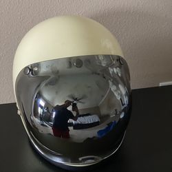 Biltwell Gringo Helmet - Off White - Size M