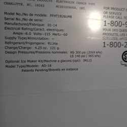 Frigidaire 18.2 Cubic Foot