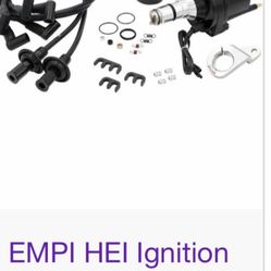 VW Bug  / Bus HEI Ignition Kit - Billet Distributor Hi Output Coil With 8 Mm Wires
