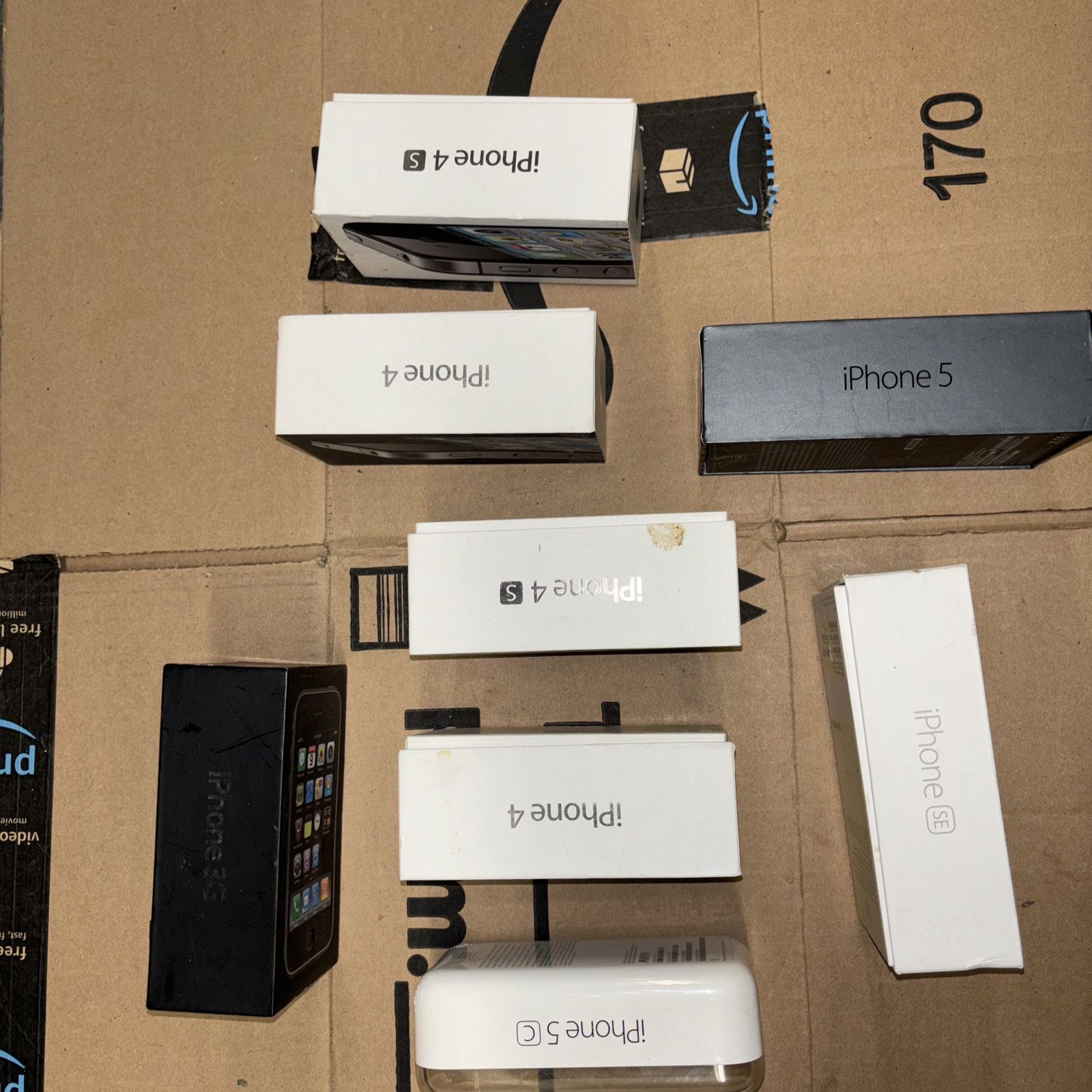 (8) Empty Box Only Apple iPhone 5S , 4s