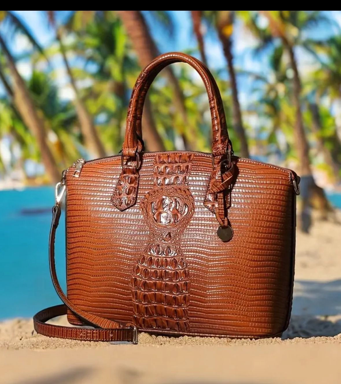 Crocodile Pattern Tote Bag,
