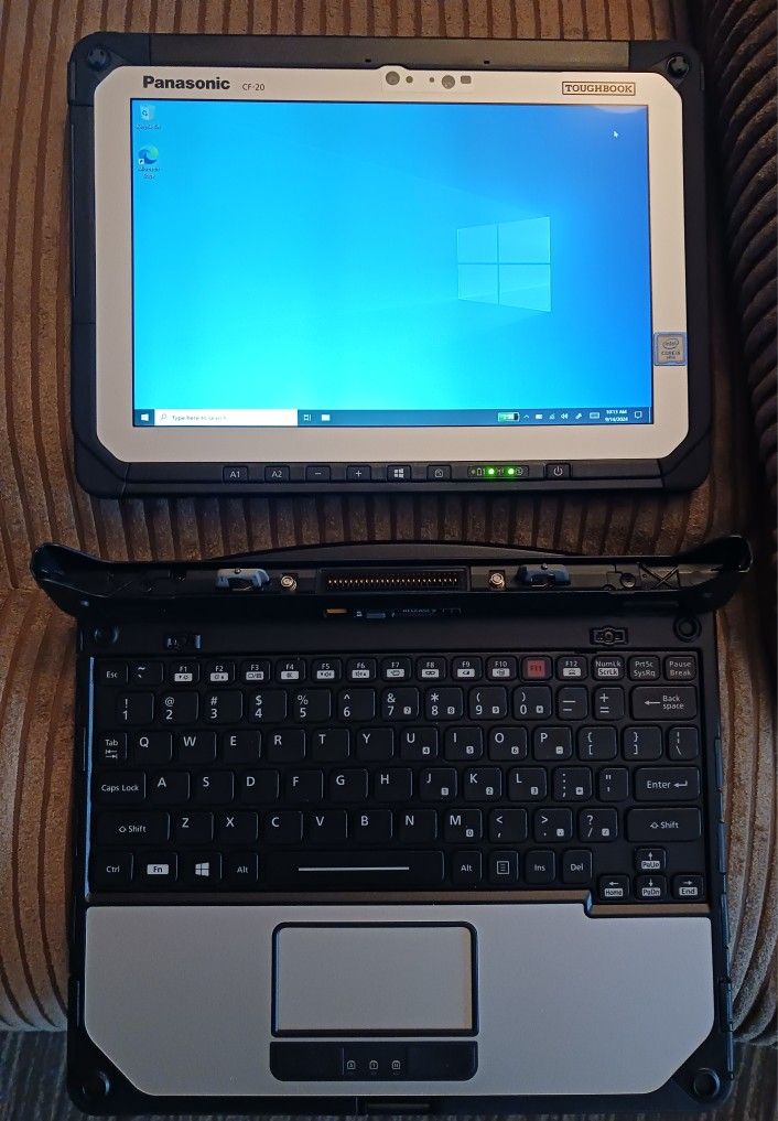 Touchscreen Panasonic ToughBook 2 in 1 Laptop/Tablet Full Rugged Mil Spec