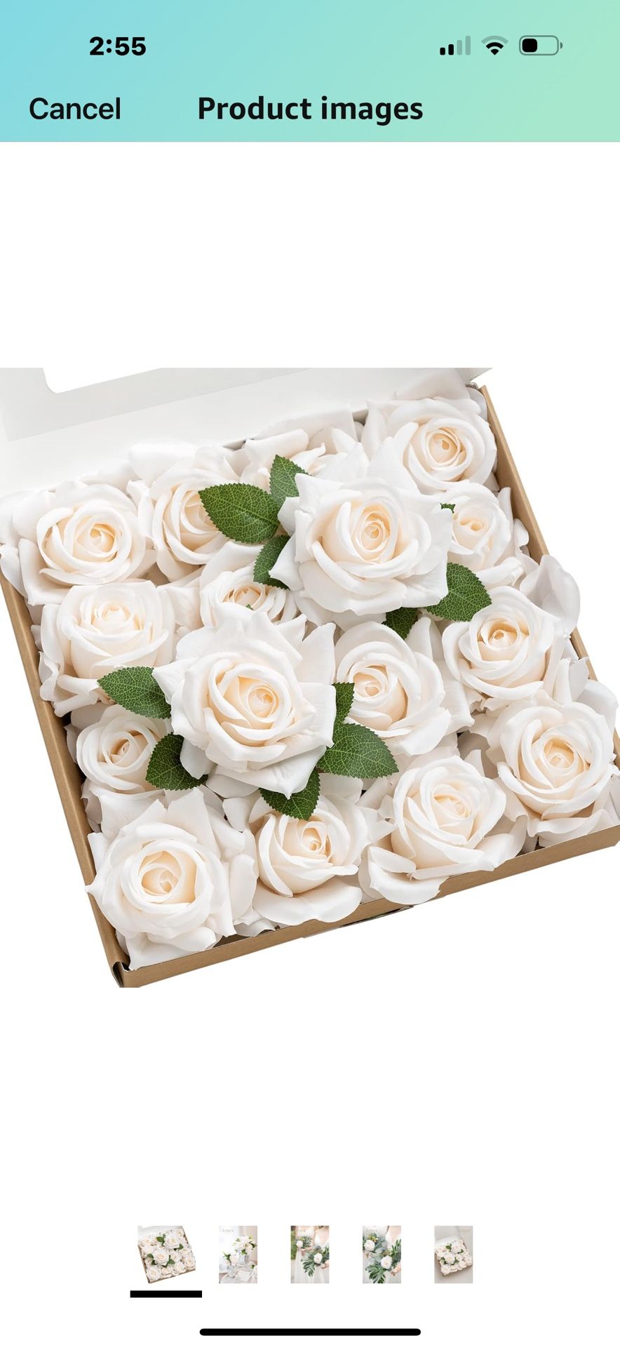 Cream Silk Roses