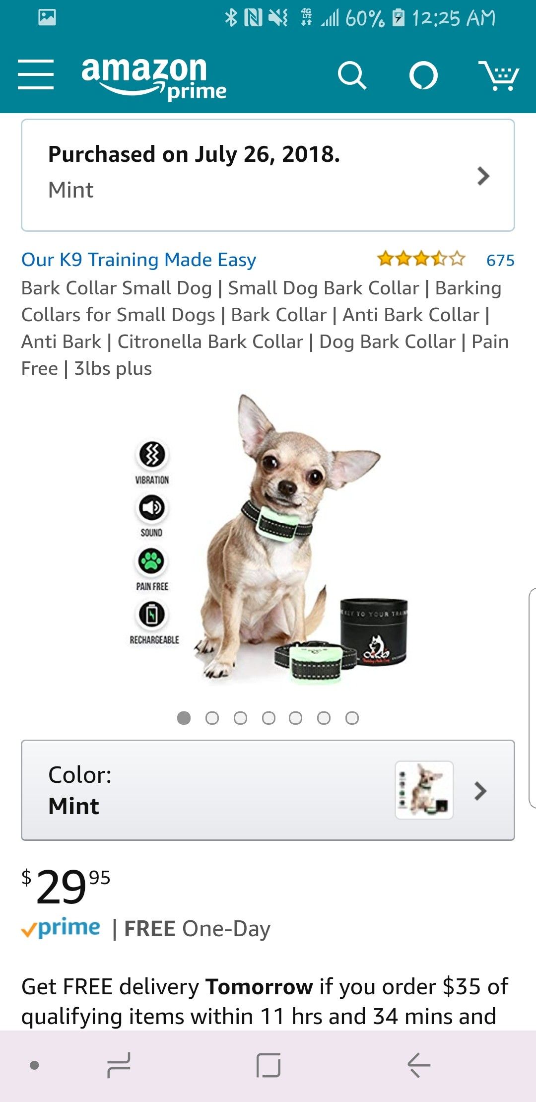 OurK9 Anti Dog Barking Collar