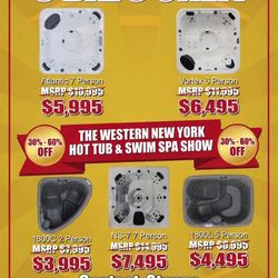 Don’t Miss It! 3 Days Only – Hot Tubs from $3,995