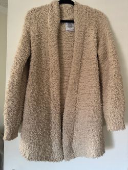 Cream tedy  cardigan