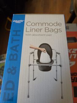 Commode Liner Bags Handicap Toilet