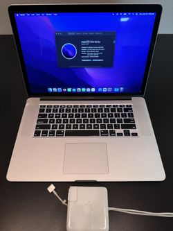 2015 MacBook Pro 15 Inch 16GB RAM 1TB