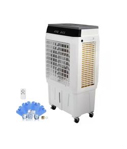 2100 CFM 3-Speeds Portable Evaporative Coller for 750 sq. ft. Oscillating Swamp Cooler with 12 H Timer