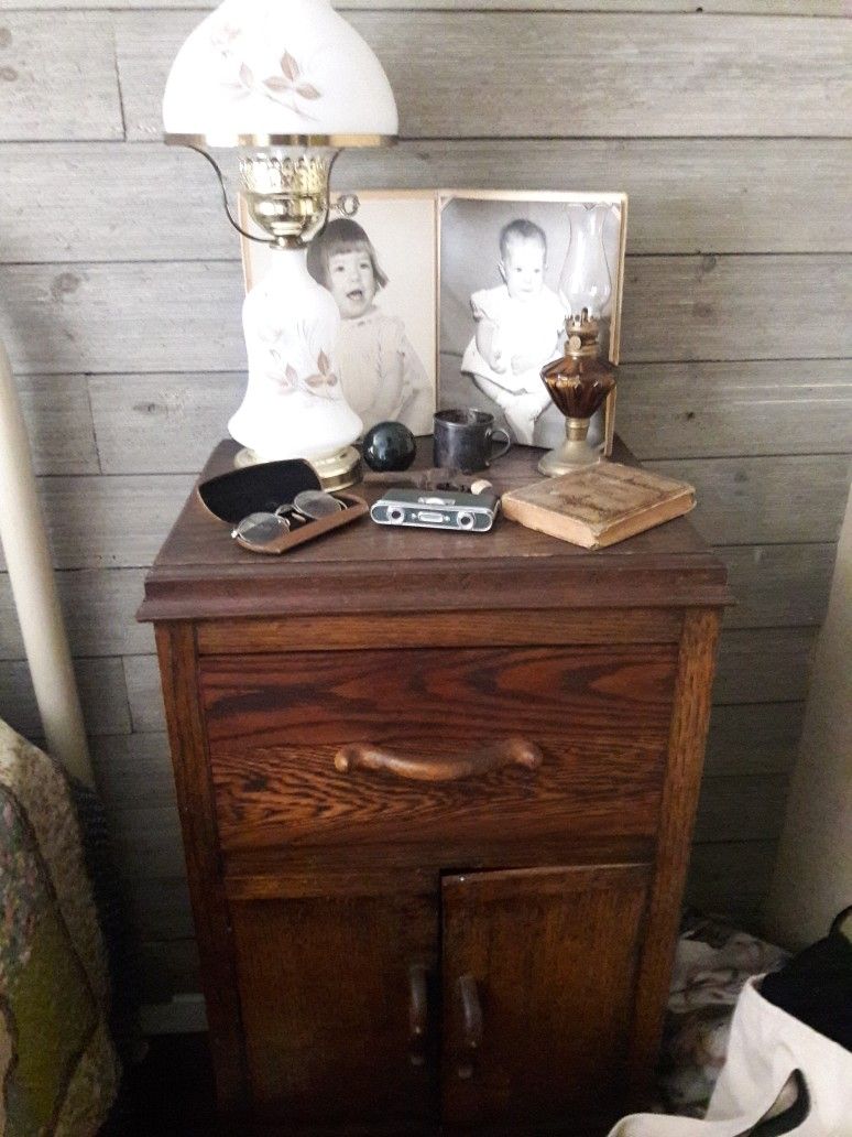 Antique Smokers Side Table 